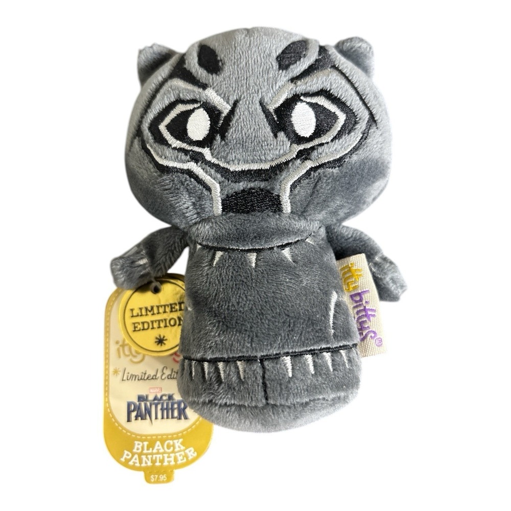 Hallmark Itty Bittys Black Panther Marvel Ltd Ed Bitty C Boseman Mini Plush NWT